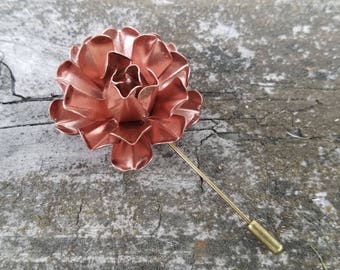 flower lapel pin etsy