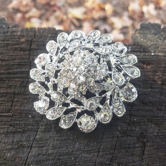 Broche Guirlande Strass – Lot De 3 épingles Décoratives Pour Vêtements Femme, En Alliage Brillant - 2