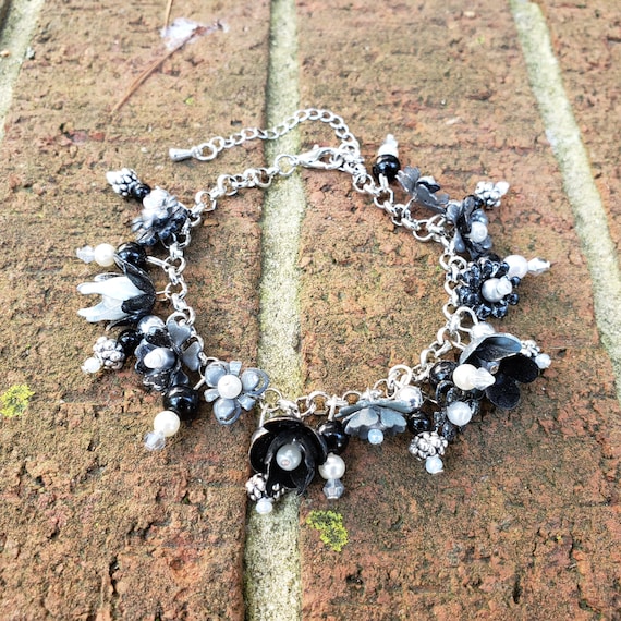 enamel flower bracelet