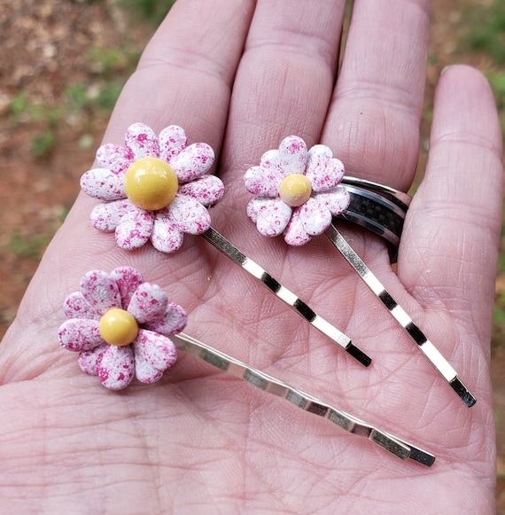 40 Stück Mini-Haarspangen Mit Perlen & Blumen – Süße Accessoires Für Damen & Mädchen