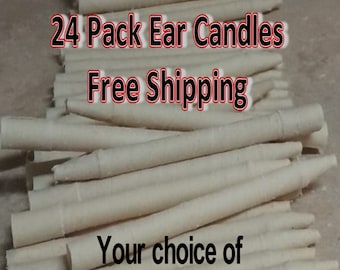 24 Pack Natural Ear Candles - Free Shipping!