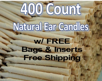 400 Count Natural Ear Candles