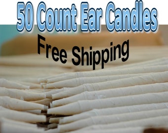 50 Count Natural Ear Candles