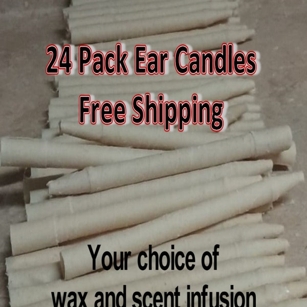 24 Pack Natural Ear Candles - Free Shipping!