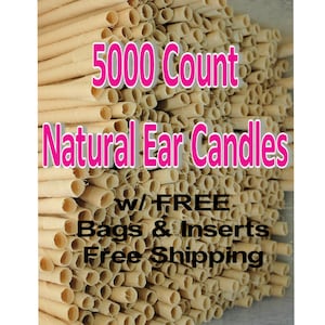 5000 Count Natural Ear Candles