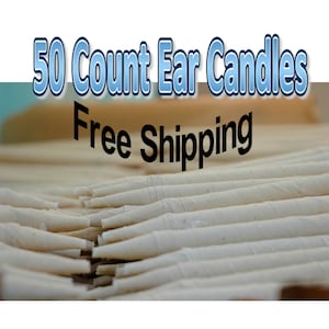 50 Count Natural Ear Candles