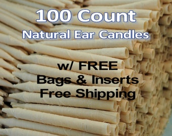 100 Count Natural Ear Candles