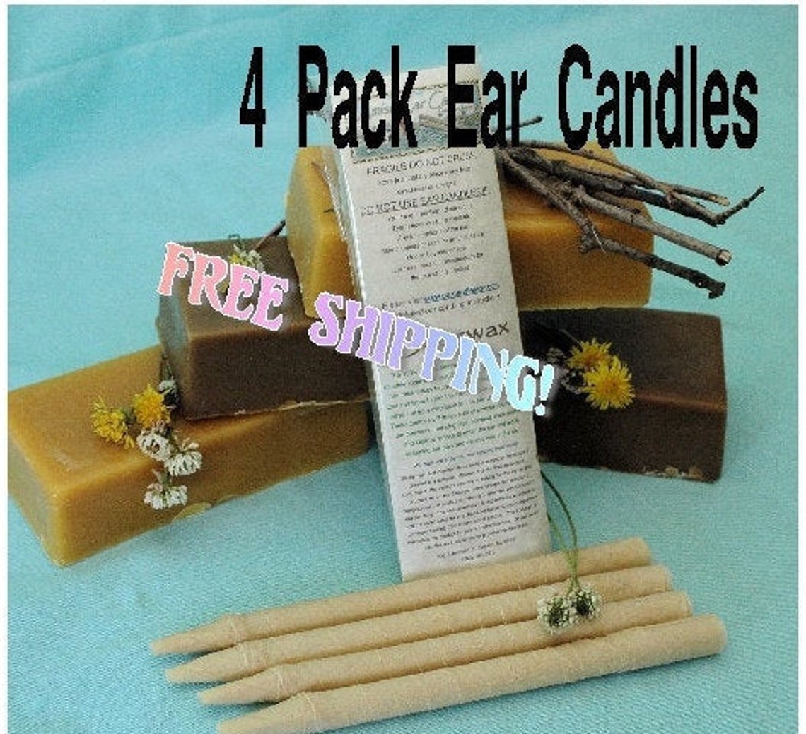 4 Pack Ear Candles Free Shipping Etsy