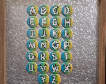 ABC-XYZ CAPITAL Letter Magnetic Alphabet Letter Tracing - Dry Erase Markers - Preschool Letter Tracing