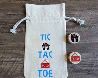 Realtor Home Sold Tic Tac Toe Game - Game in a Bag