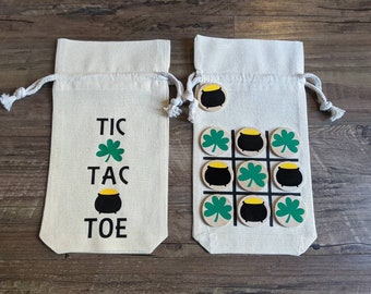 St Patrick's Day TIC TAC TOE Game - Game in a Bag - Travel Game