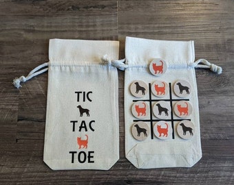 DOGS and CATS - Tic Tac Toe Games - Game in a Bag
