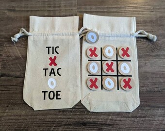 X and O - Hugs and Kisses - Tic Tac Toe Game - Game in a Bag