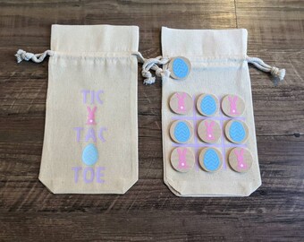 EASTER BASKET - Tic Tac Toe Game - Game in a Bag - Easter Treat