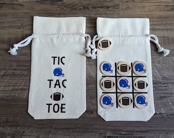 Football and SUPERBOWL SUNDAY Tic Tac Toe Game - Game in a Bag