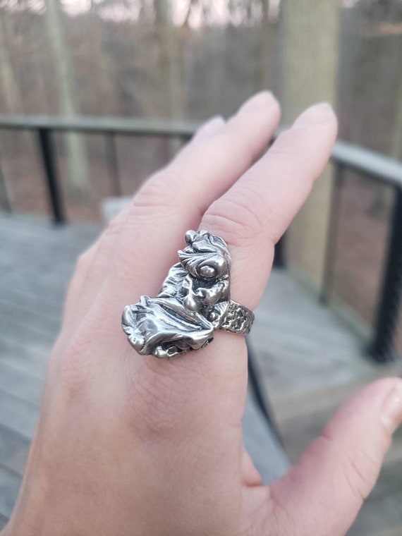 Abstract vintage ring