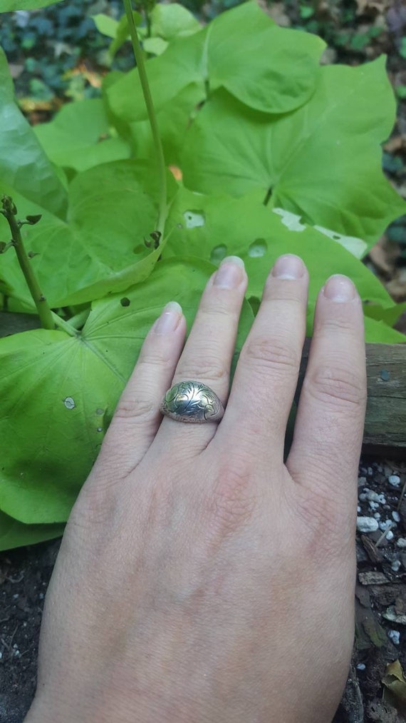 Etched dome ring