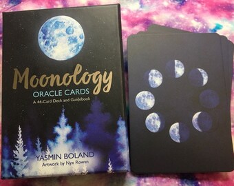 Moonology Reading Oracle Card, Cartomancy, Moon Phases Cards, oracle card reading, psychic reading, oracle, moonology oracle