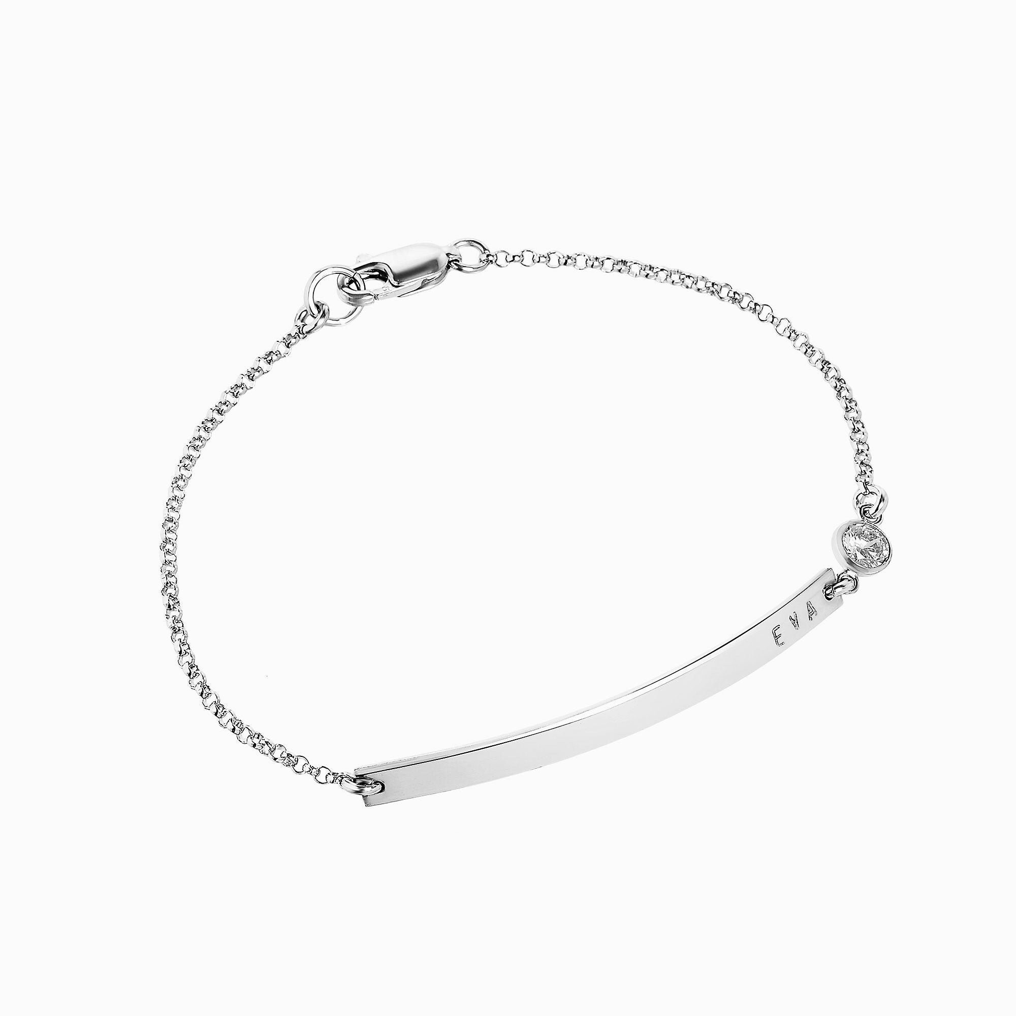 23 Thoughtful Gift Ideas for Mom 3 Personalized Sterling Silver Birthstone Bar Bracelet, Engraved Bar…
