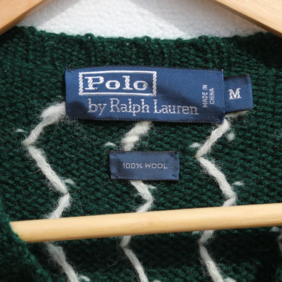 Vintage Polo Ralph Lauren Men's Wool Reindeer Sno… - image 4