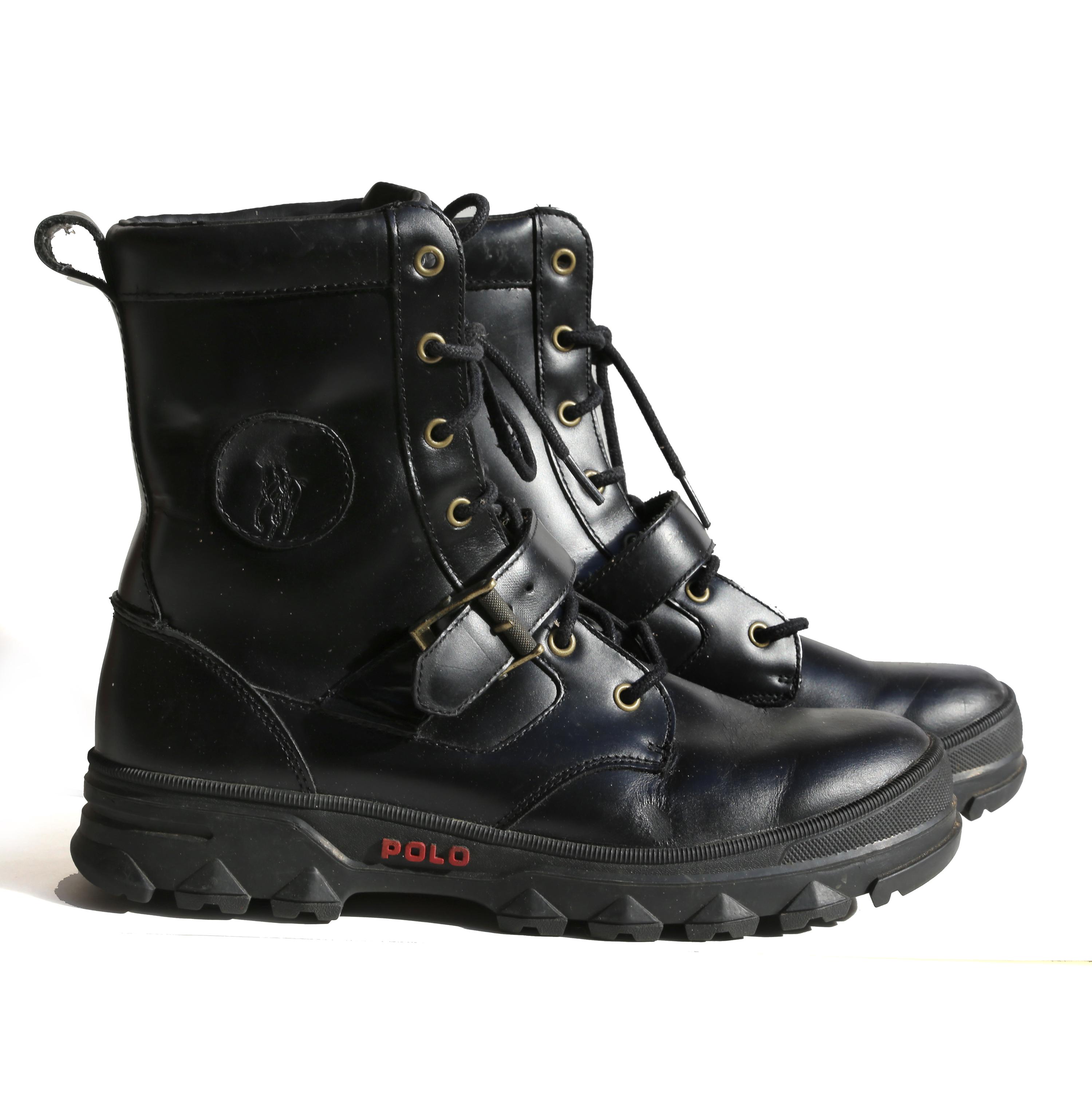 ??POLO RALPH LAUREN HAYWARDS BOOTS!!!! Polo Ralph Lauren Hayward Quilted Boots Shearling Upper Snow  main image 3