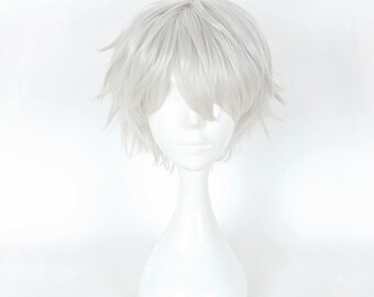 White Cosplay Wig Etsy