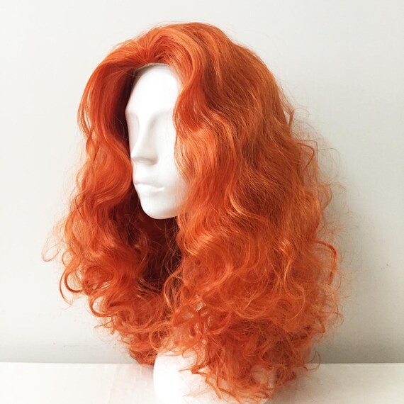 Long curly costume sale wig