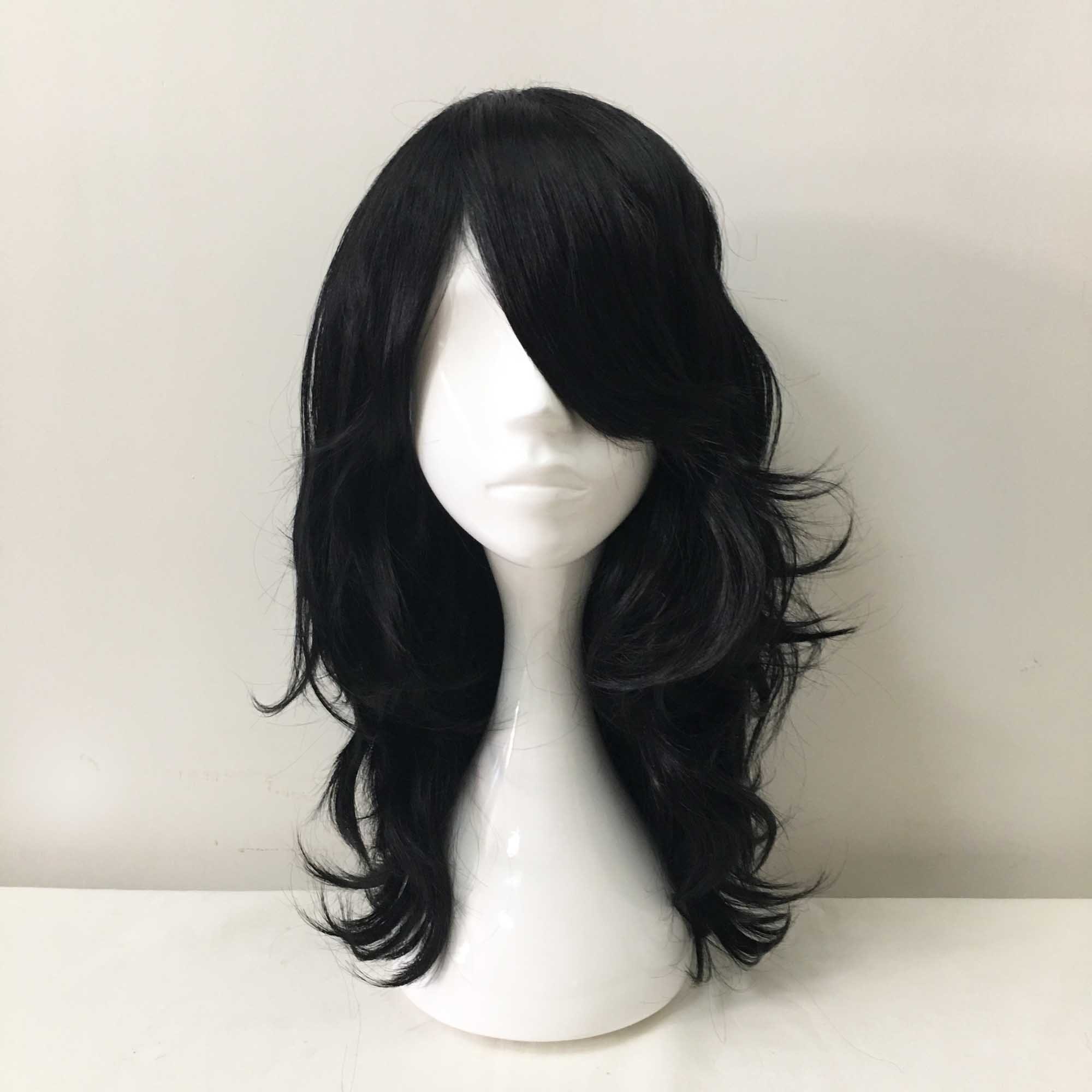 Men Black Gothic Anime Cosplay Party Long Wavy Curly Thick - Etsy Denmark Men Black Gothic Anime Cosplay Party Long Wavy Curly Thick - Etsy Denmark