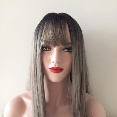 Women Casual Air Fringe Bangs Thin Long Straight Hair Ombre - Etsy Ireland Women Casual Air Fringe Bangs Thin Long Straight Hair Ombre - Etsy Ireland