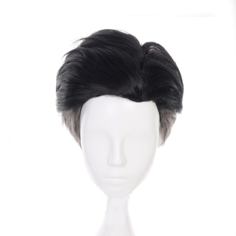 Yuri On Ice Otabek Altin Men Black Gray Two Tone Undercut Etsy