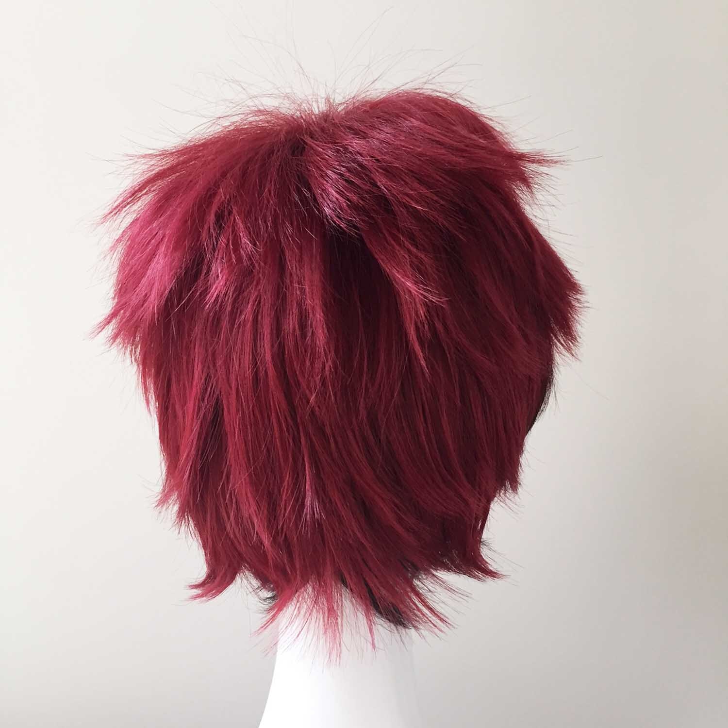 Ombre Red Two Tone Short Layers Hair Fringe Bangs Cosplay Etsy Norway Ombre Red Two Tone Short Layers Hair Fringe Bangs Cosplay Etsy Norway