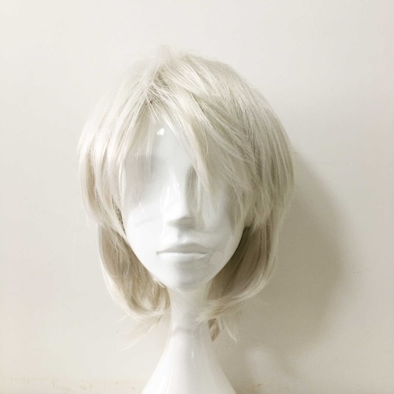 Peluca Larga Plateada Para Halloween Y Cosplay – Fibra Sintética Resistente Al Calor, Alta Densidad, Malla Transpirable Y Ajustable, Ligera Y Fácil De Usar