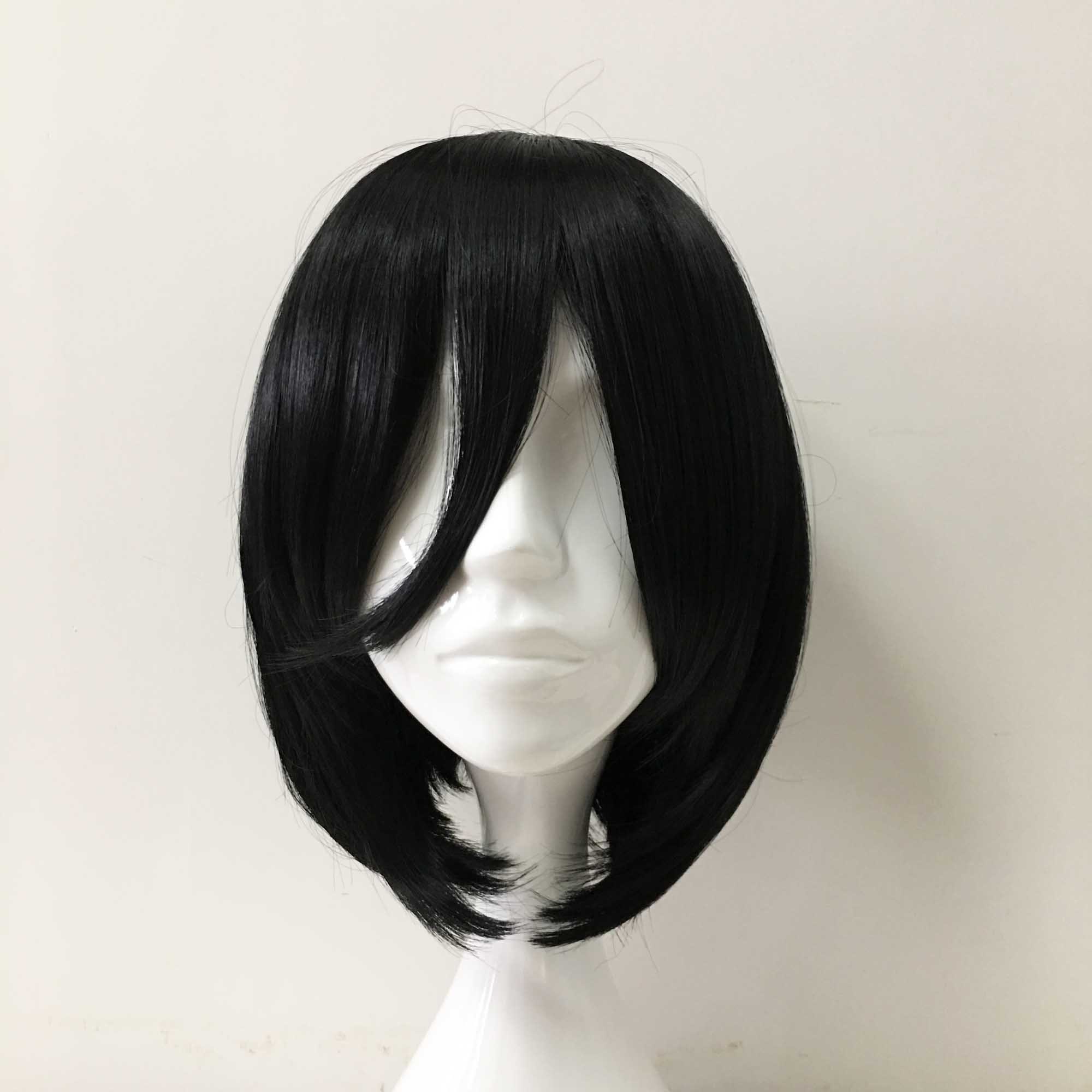 Goedaardig Opnemen rand Unisex Black Long Straight Hair Boy Cosplay Anime Gothic Wig - Etsy