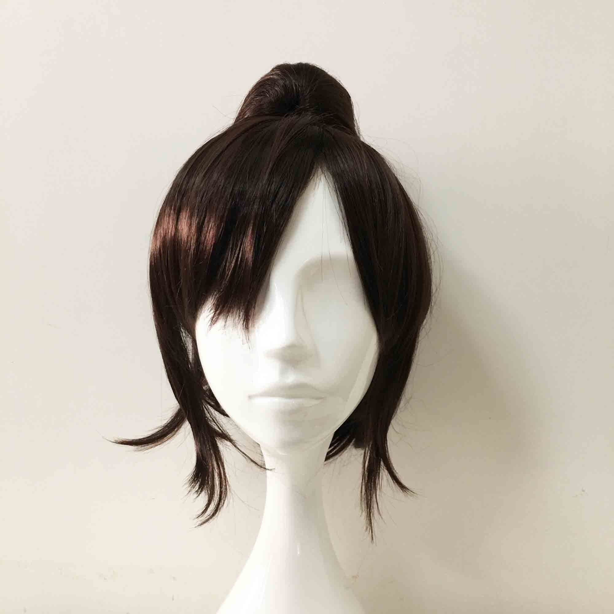 Black wig ponytail hot sale