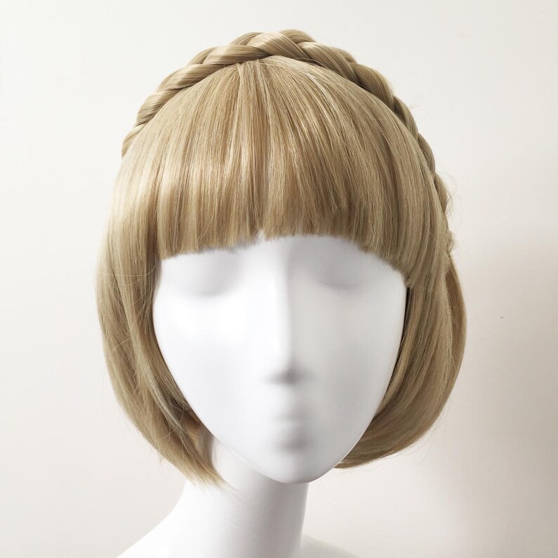 Sinoalice Briar Rose Short Straight Braid Bob Bangs Short Hair Etsy