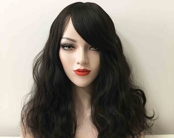 black wig etsy