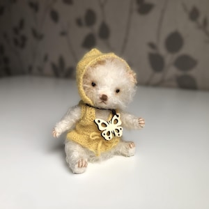 Urso de pelúcia Mohair único