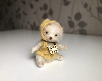 Oso de peluche de mohair, pieza única