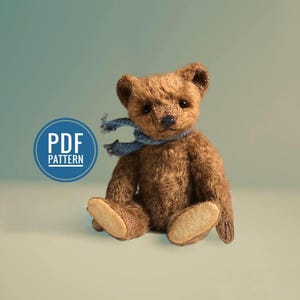 Classic Teddy Bear Sewing PDF Pattern