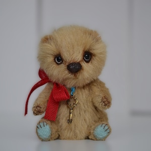 Urso de pelúcia Alpaca OOAK
