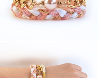 Feelnear Simple Braided Pu Leather Rhinestone Magnetic Bracelets Feelnear Simple Braided Pu Leather Rhinestone Magnetic Bracelets