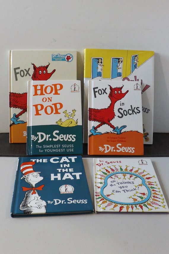 Lot of Six Dr Seuss Books -see Description for Details - Etsy