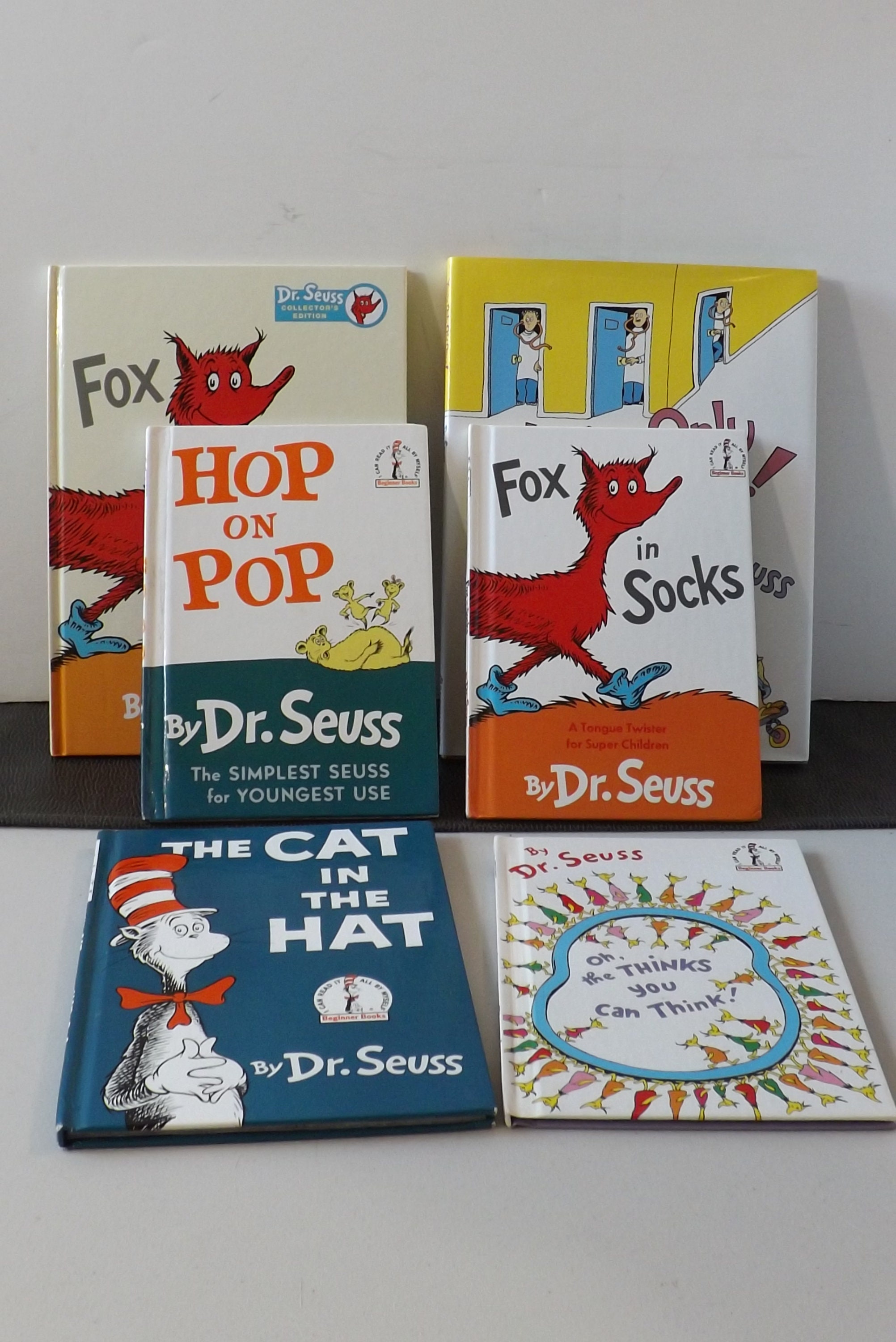 Lot of Six Dr Seuss Books -see Description for Details - Etsy