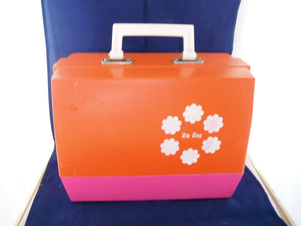 Retro JC Penney Zig Zag Orange Childrens Sewing Machine Etsy