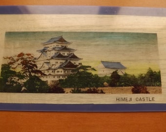 Laminated Japanese Picture Bookmark Card  -See Description for Details