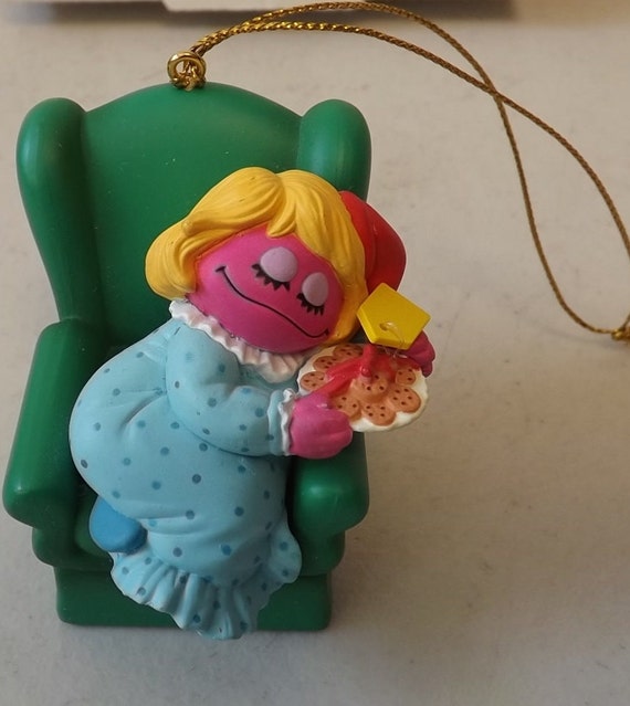 セサミストリートのオーナメント2個、ベティ・ルーとプレーリー