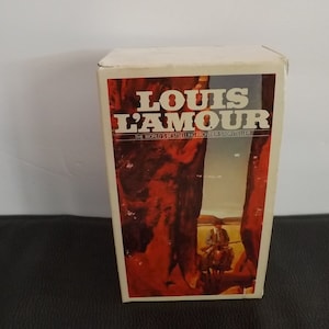 Silver Canyon by Louis L'Amour From the Louis L'Amour Collection -  Leatherette Bound Vintage 80s Western Book