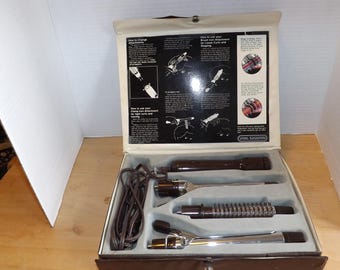 Vintage Vidal Sassoon Multi-styler Hair Set | Retro 1970s 80s