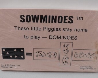 Sowminoes Piggy Dominoes New Unopened  -See Description for Details