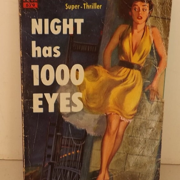 Night has 1000 Eyes by George Hopley - William Irish Thriller - See Description for Details